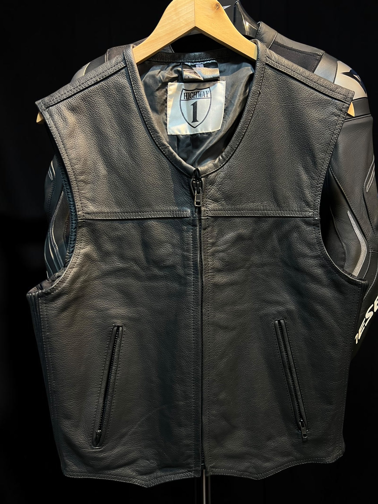 Highway 1 leather vest